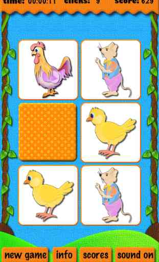 Animal Match - free educational learning card matching games for kids and parents 2