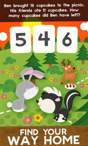 Animal Second Grade Math Games for Kids in First, Second and Third Grade Premium 4