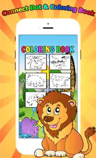 Animals Dot to Dot Coloring Book for Kids grade 1-6: coloring pages learning games 2
