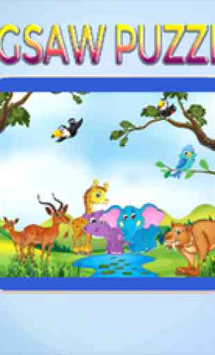 Animals Jigsaw Puzzles - Amazing Preschool Learning Games - Educational  for Kids and Toddler Free 1