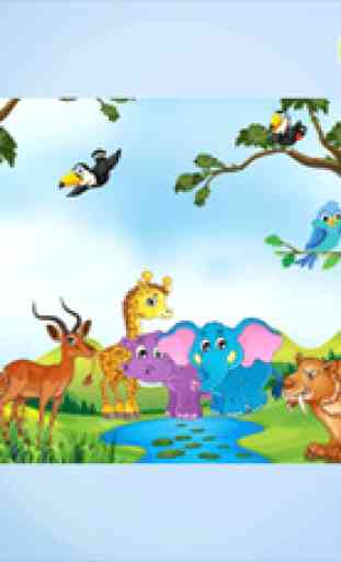 Animals Jigsaw Puzzles - Amazing Preschool Learning Games - Educational  for Kids and Toddler Free 3
