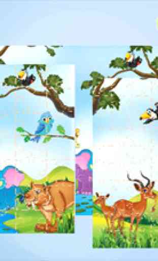 Animals Jigsaw Puzzles - Amazing Preschool Learning Games - Educational  for Kids and Toddler Free 4