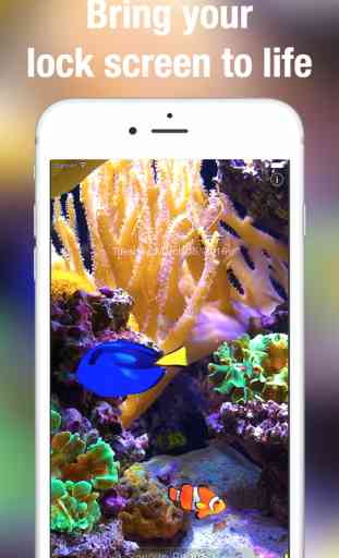 Aquarium Moving Wallpapers for Lock Screen free: Animated backgrounds for iPhone 2