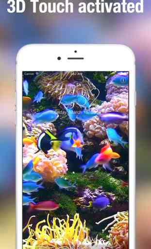 Aquarium Moving Wallpapers for Lock Screen free: Animated backgrounds for iPhone 3