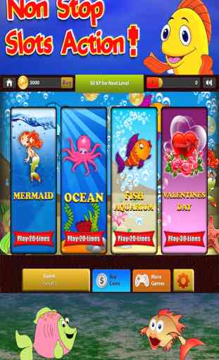 Aquarium Slots XP - Hit the Lucky Gold Fish: Win Big Payout (Fun Free Casino Games) 3