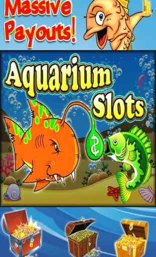 Aquarium Slots XP - Hit the Lucky Gold Fish: Win Big Payout (Fun Free Casino Games) 4