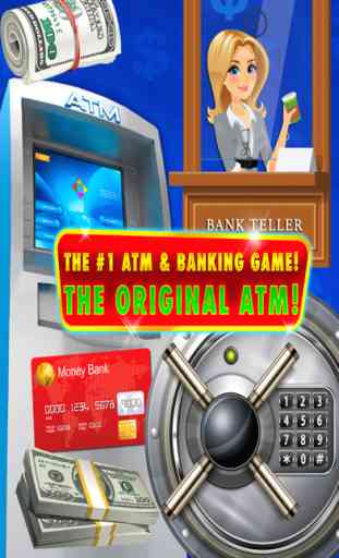 ATM Bank Teller & Automatic Cash Machine - Kids Cash, Money & Credit Card Games FREE 1