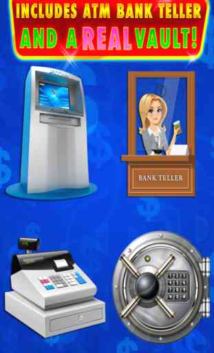 ATM Bank Teller & Automatic Cash Machine - Kids Cash, Money & Credit Card Games FREE 3