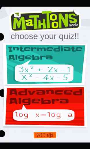 Algebra Advanced 1