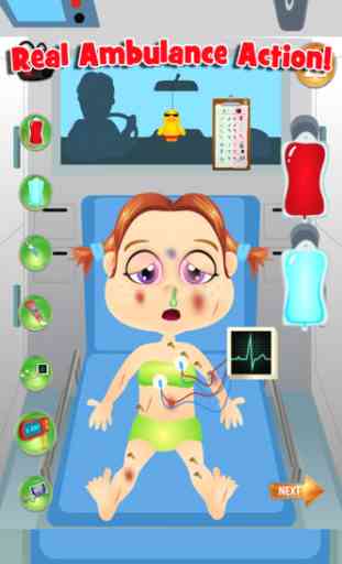 Ambulance Doctor - Virtual Kids Emergency EMT Nurse 4