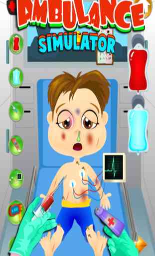 Ambulance Surgery Simulator - Virtual Kids Doctor & Surgeon Games 1