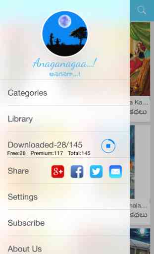 Anaganagaa - Telugu bedtime stories for iPhone 3