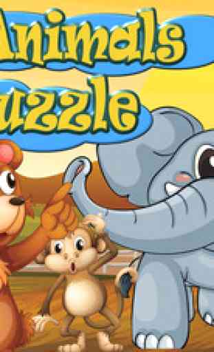 Animal Games: Wild & Zoo Animals Puzzles for kids 1