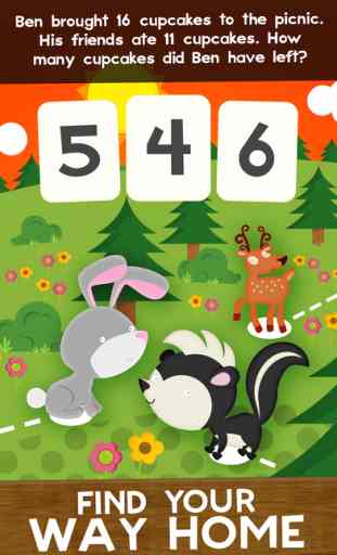 Animal Second Grade Math Games for Kids Free 4