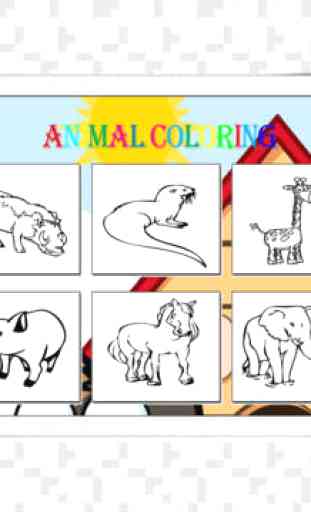 Animals Coloring Book for Kids Game 4
