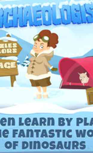 Archaeologist Ice Age - Dinosaurs games for kids 1