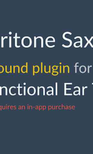 Baritone Saxophone *Plugin* 1