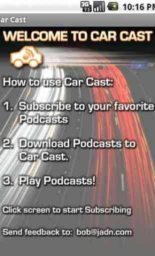 Car Cast Podcast Player 1