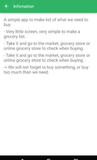 Grocery List 4