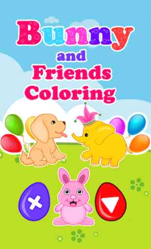 ColoringGame Bunny and Friends 1