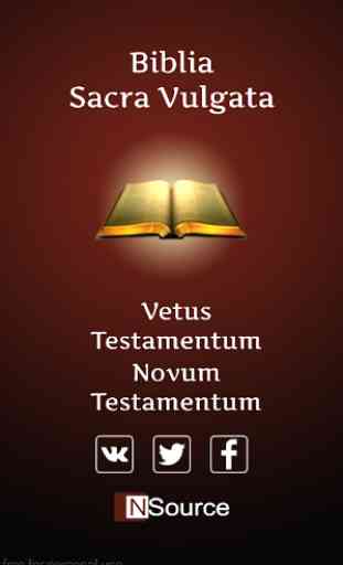 Holy Bible in Latin 1