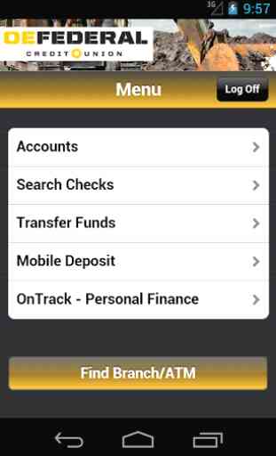 OEFCU Mobile Banking App 2