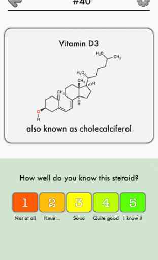Steroids - Chemical Formulas 1