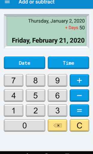 Calculator  Date & time 4