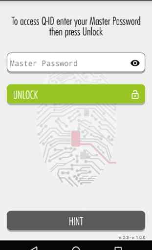 Q-ID: Password Vault/Manager 1
