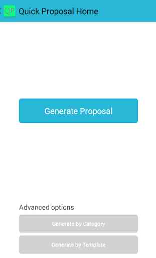 Quick Proposal 1