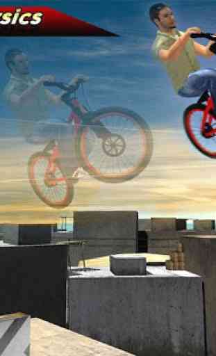 Rooftop Stunt Man Bike Rider 3