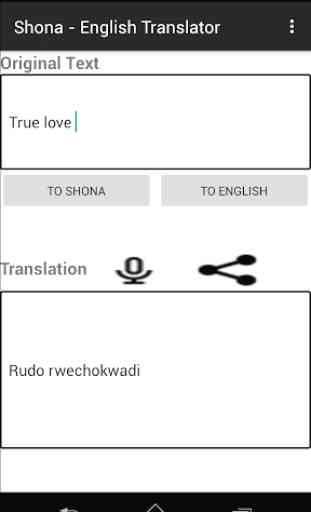 Shona - English Translator 1