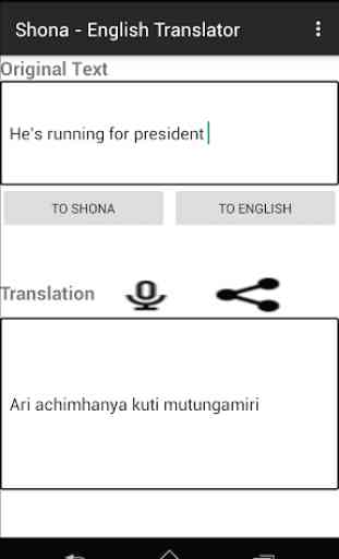 Shona - English Translator 2