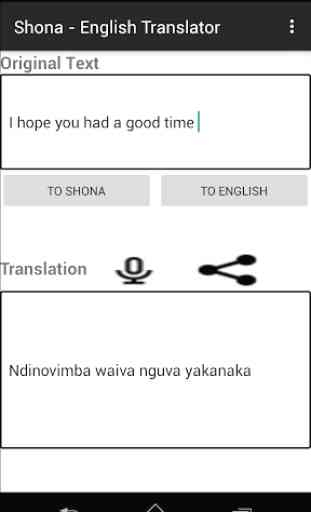 Shona - English Translator 3