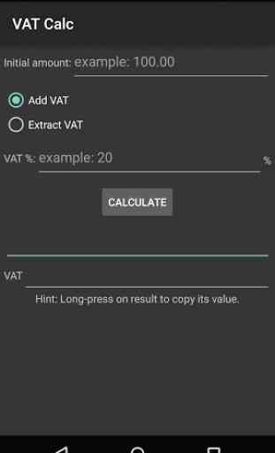 VAT Calc 1