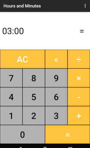 Hours & Minutes Calculator 4