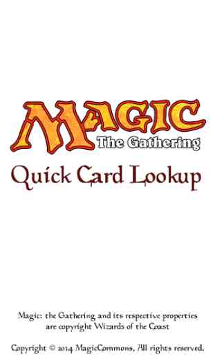 MTG Quick Card Lookup 2