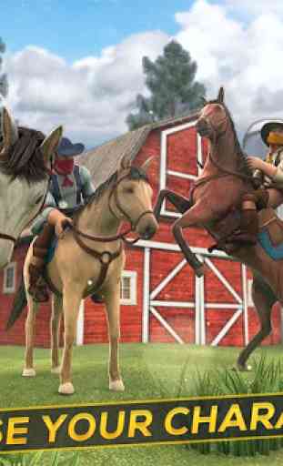 Cowboy Horse - Farm Racing 3