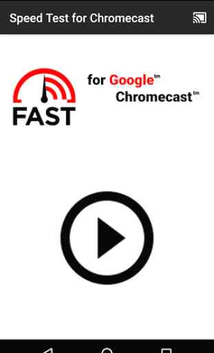 Fast Speed Test for Chromecast 2