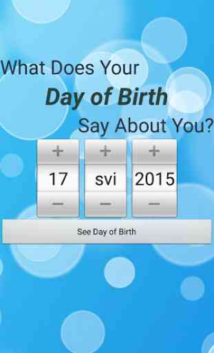 Day of Birth 1