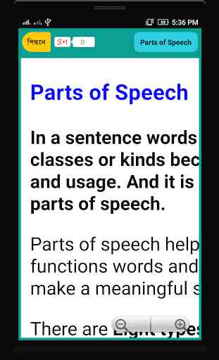 Parts of Speech English 4