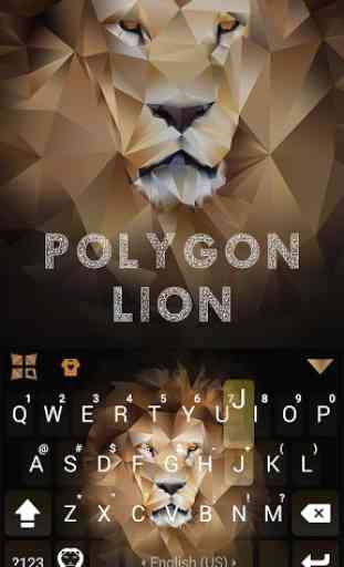 Polygon Lion Kika Keyboard 2