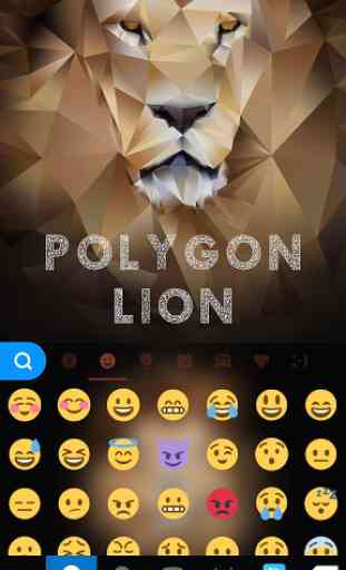 Polygon Lion Kika Keyboard 3