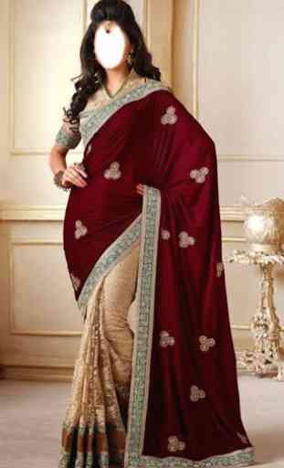 Indian Woman  Designer Saree 3
