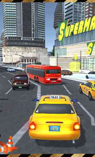 Supermarket Taxi Driver 3D Sim 3