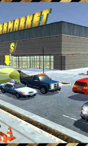 Supermarket Taxi Driver 3D Sim 4