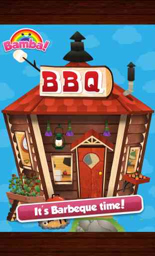 Bamba BBQ (Free) - Best barbecue app for kids, cook hotdogs and spiders! 1