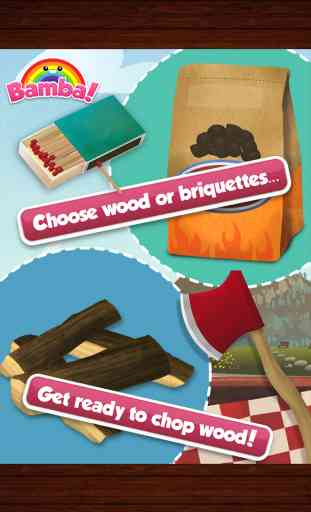 Bamba BBQ (Free) - Best barbecue app for kids, cook hotdogs and spiders! 3