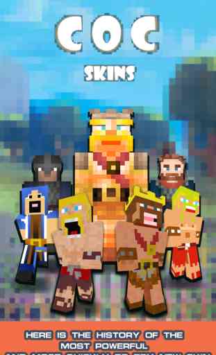Best Game Skins - Pixel Skin of COC Characters for Minecraft Pocket Edition 1