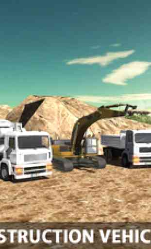 Bridge Builder Construction Truck Driver 3D Simulator : Legendary Off-Road Excavator Crane 2
